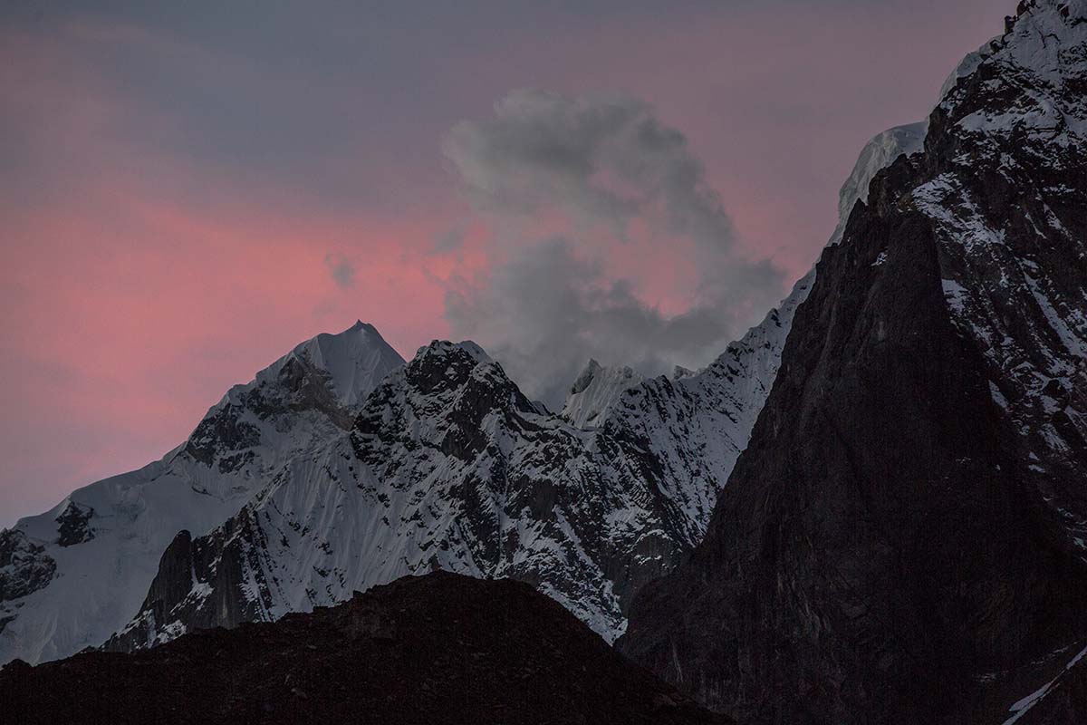 Cordillera Huayhuash (sunset)